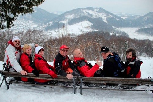 Prvovrsten počitek na klopcah na Pesekah.