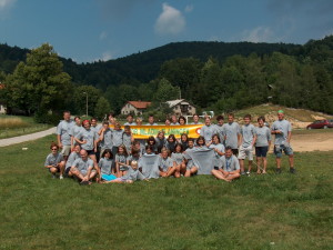 Udeleženci tabora na Lokvah pred 11 leti