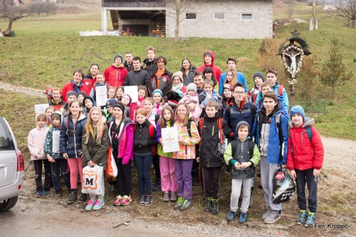 Zbrani udeleženci na koncu tekmovanja